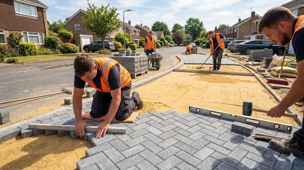 Paver Block Laying 🧱