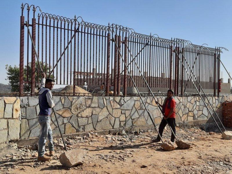 Compound Walls with Fencing 🚧